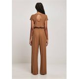 Urban Classics - Rib Wid Leg Jumpsuit - Bruin