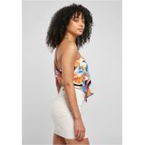 Damestop - Zomerprint - Satijn - Verstelbare Spaghettibandjes