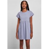 Urban Classics Dames Organic Empire Valance Tee Casual Jurk, Violablue, XS, Violablue, XS