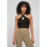 Gebreide Top - Aansluitend Model - Met Cut-outs - Rechte Zoom - Zacht Aanvoelend