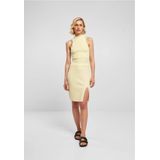 Urban Classics - Short Rib Knit Turtleneck Mouwloze top - Geel