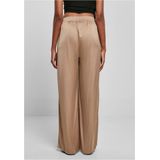 Urban Classics - Satin Wijde broek - Bruin