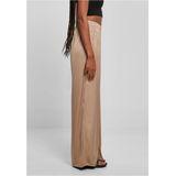Urban Classics - Satin Wijde broek - Bruin