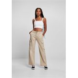 Urban Classics - High Waist Straight Cargobroek Groen