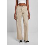 Urban Classics - High Waist Straight Cargobroek Groen