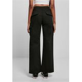 Urban Classics - High Waist Straight Cargobroek Zwart