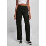 Urban Classics - High Waist Straight Cargobroek Zwart