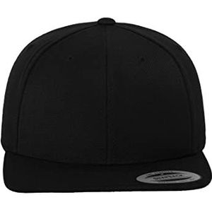 Flexfit Unisex Classic Snapback baseballpet, zwart/zwart, peuters