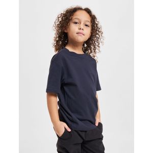 Urban Classics - Boys Tall Kinder T-shirt - Kids 134 140 - Donkerblauw