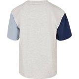 Urban Classics - Organic Oversized Colorblock Kinder T-shirt - Kids 110 116 - Grijs