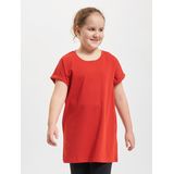 Shirt - Effen - Jersey - Kwartmouw - Normale Pasvorm