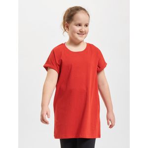 Shirt - Effen - Jersey - Kwartmouw - Normale Pasvorm