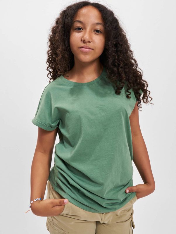 Urban Classics - Organic Extended Shoulder - T-shirt - Groen
