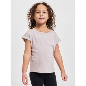 Urban Classics - Organic Extended Shoulder Kinder T-shirt - Kids 122 128 - Grijs