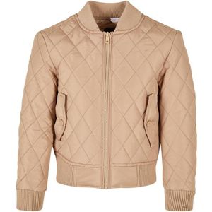 Urban Classics - Diamond Quilt Nylon Kinder Jacket - Kids 110/116 - Beige