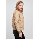 Urban Classics - Diamond Quilt - Winterjas - Oranje - 100% Polyester