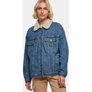 Urban Classics - Oversized Spijkerjas - Sherpa - Dames