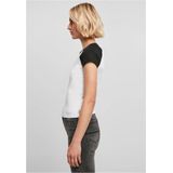 Urban Classics Ladies Organic Stretch Short Retro Baseball Tee
