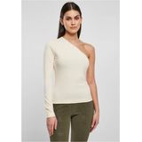 Urban Classics - Asymmetric Longsleeve top - Ivoorkleurig