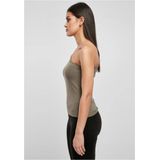 Urban Classics - Asymmetric Longsleeve top - Olijfgroen