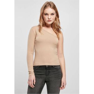 Urban Classics - Asymmetric Longsleeve top - Beige