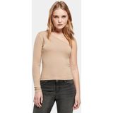 Urban Classics - Asymmetric Longsleeve top - Beige