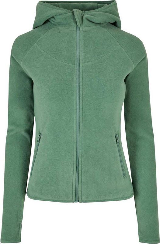 Urban Classics - Polar Fleece Vest met capuchon - Groen