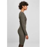 URBAN CLASSICS - Cut Dress - Onderjurk - Effen - Synthetisch