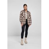 Urban Classics - Flanell Padded Overshirt Blouse - Bruin