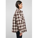 Urban Classics - Flanell Padded Overshirt Blouse - Bruin
