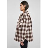 Urban Classics - Flanell Padded Overshirt Blouse - Bruin