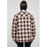 Urban Classics - Flanell Padded Overshirt Blouse - Bruin