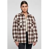 Urban Classics - Flanell Padded Overshirt Blouse - Bruin