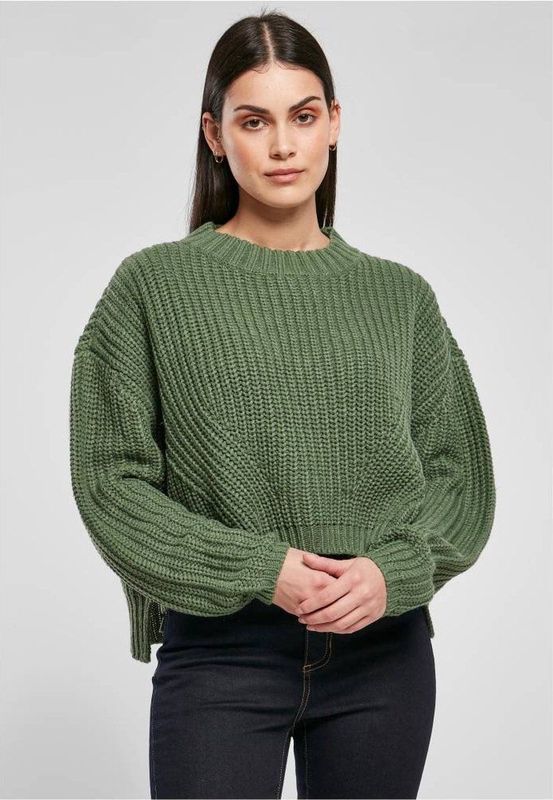 Urban Classics - Wide Oversize Sweater - Groen