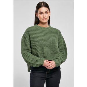Urban Classics - Wide Oversize Sweater - Groen