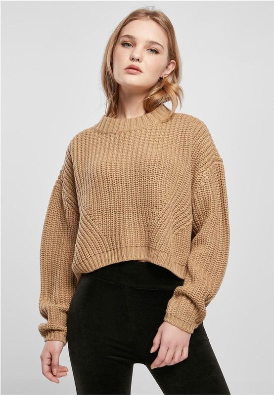 Urban Classics - Wide Oversize Sweater - Beige - Gebreide Trui