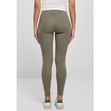Urban Classics - High Waist Jersey Legging - Olijfgroen