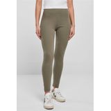 Urban Classics - High Waist Jersey Legging - Olijfgroen
