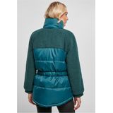 Urban Classics - Sherpa Mix Gewatteerd jack   Groen