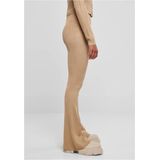 Urban Classics - Rib Knit Bootcut Legging - Beige - Katoen