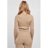 Dames Gebreide Trui - Zwart - Polyester/Viscose/Nylon - Slim Fit