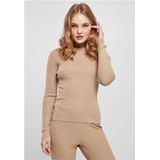 Dames Gebreide Trui - Zwart - Polyester/Viscose/Nylon - Slim Fit