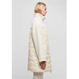 Urban Classics - Oversized Sherpa Quilted - Winterjas - Wit - 100% Polyester