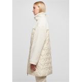Urban Classics - Oversized Sherpa Quilted - Winterjas - Wit - 100% Polyester