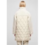 Urban Classics - Oversized Sherpa Quilted - Winterjas - Wit - 100% Polyester