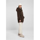 Urban Classics - Sherpa Parka - Damesjas - Licht Getailleerd - Knusse Sherpa-stof