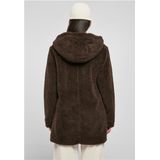 Urban Classics - Sherpa Parka - Damesjas - Licht Getailleerd - Knusse Sherpa-stof