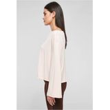 Urban Classics - Short Modal Bateau Neckline Longsleeve top - Roze