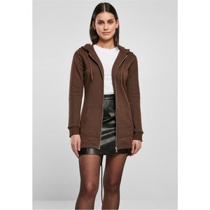 Urban Classics - Sweat parka Vest met capuchon - Bruin