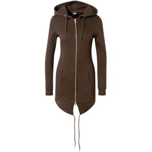 Urban Classics - Sweat parka Vest met capuchon - Bruin